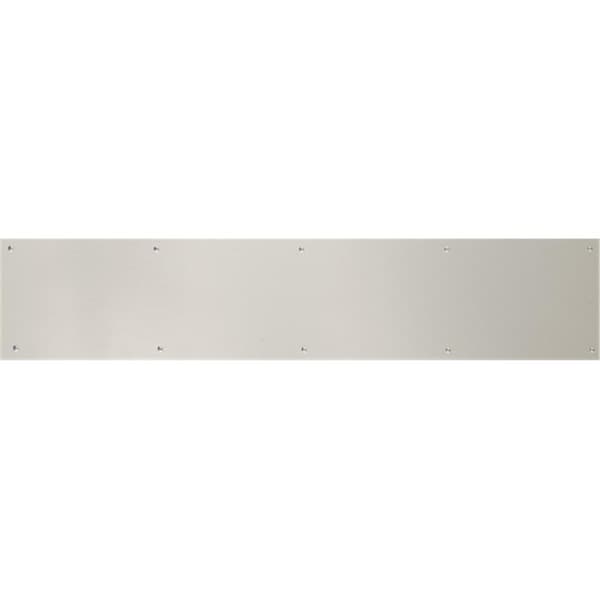 Brass Accents 8 in. x 30 in. Kick Plate Satin Nickel Magnetic Mount A09-P0830-619MAG - main